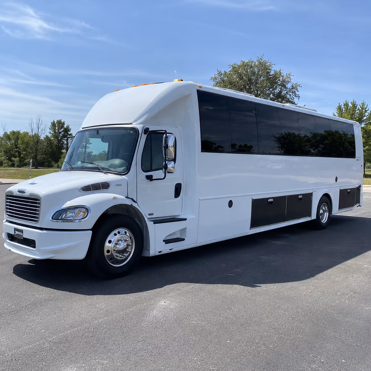 clinton 40 passenger party bus