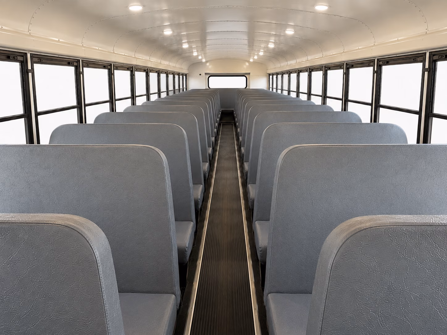 clinton school bus inside