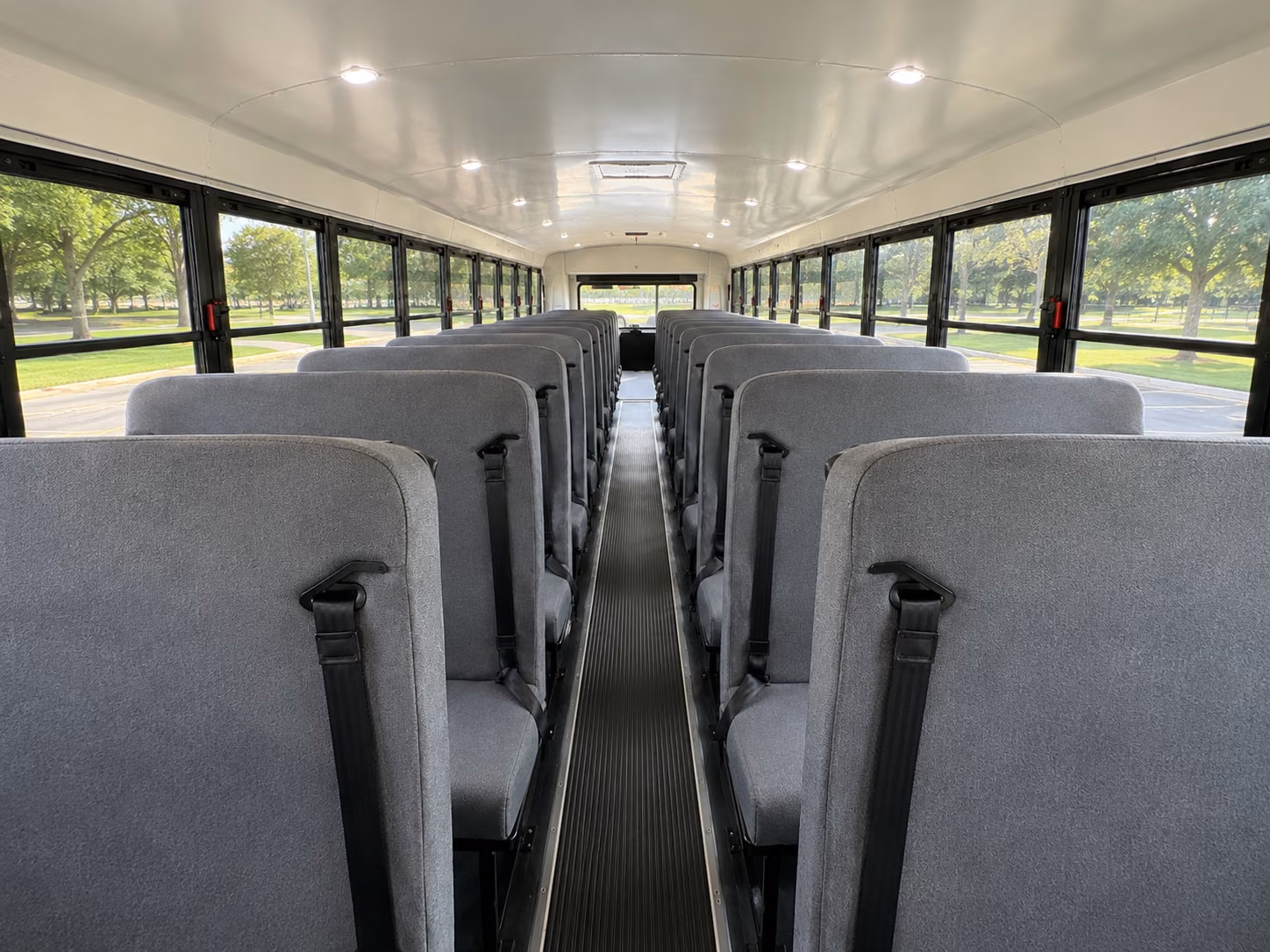 clinton school bus interior
