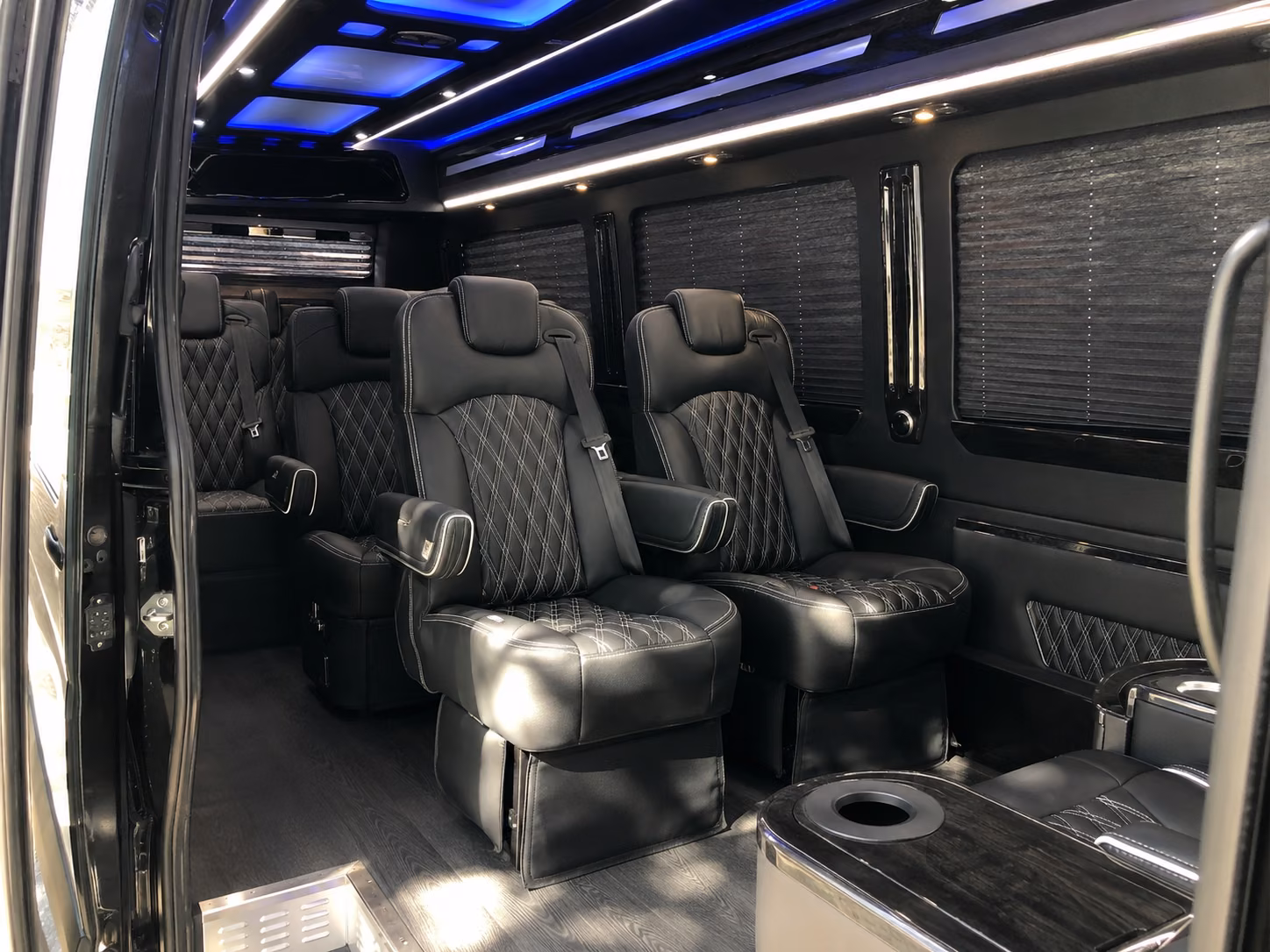 clinton sprinter van with driver inside