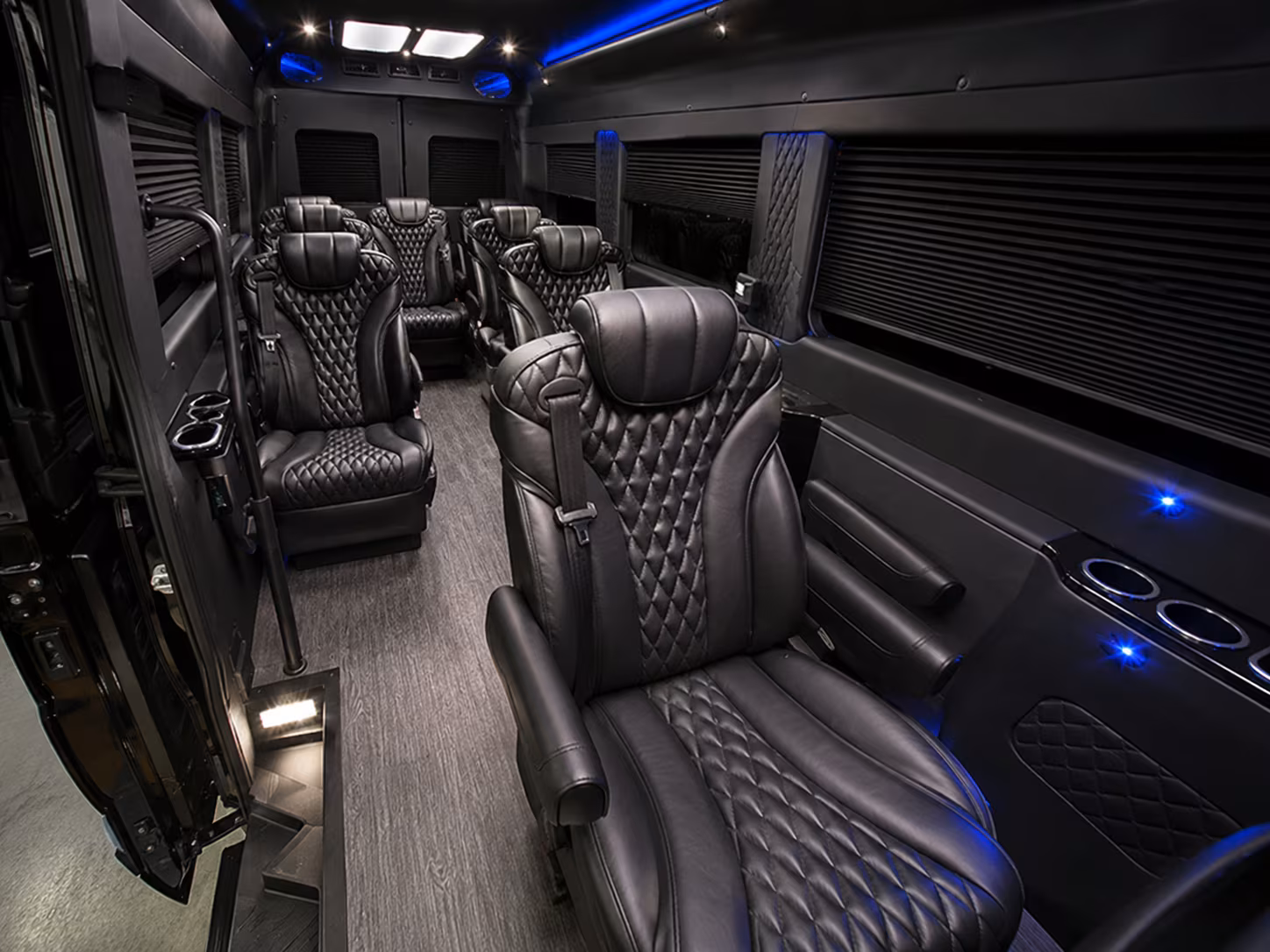 clinton sprinter van with driver interior
