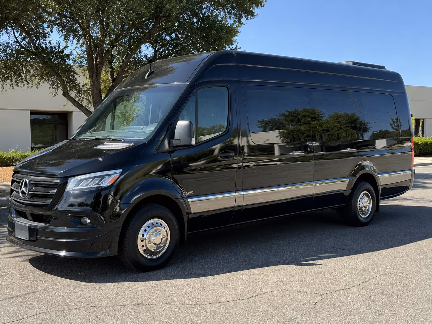 clinton sprinter van with driver