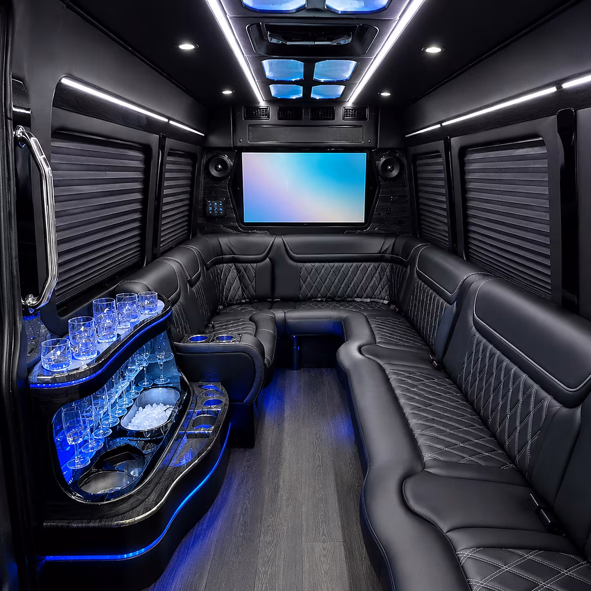corporate party bus rental