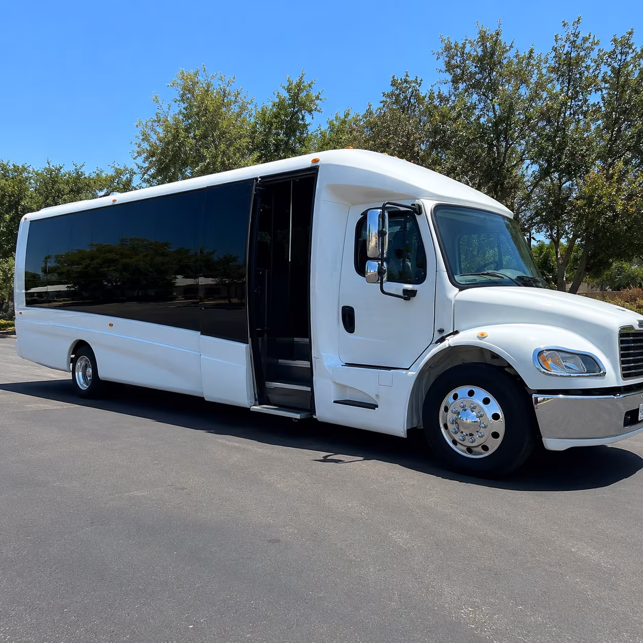 prom homecoming and school event buses